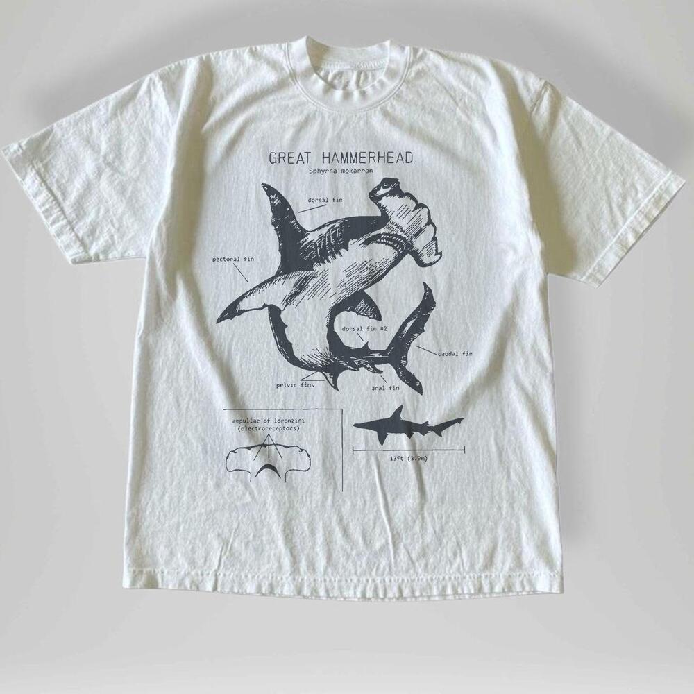 Style Great Hammerhead Anatomy T Shirt